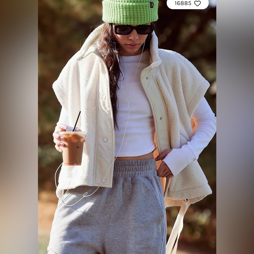 Free people scout it out vest cream